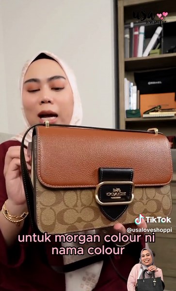 Coach Large Morgan Square Crossbody In Colorblock Signature Canvas