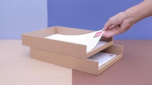 DIY | Cardboard Crafts - Paper Tray A4 Printable 1/2 Scale PDF Template - Etsy UK