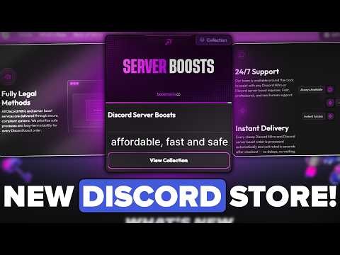 New DIscord Store!! Discord Boosts & Nitro! Boostmania.gg
