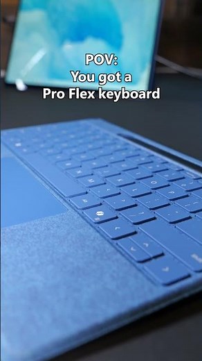 Minimalist desk setup 🤝 Surface Pro Flex Keyboard #MicrosoftSurface #DeskInspo #SurfacePro