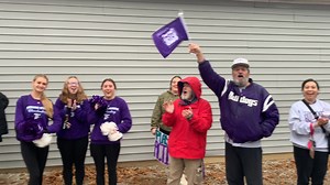 The Truman crowd was out to give one final sendoff to our football team as they make their way to UIndy for tomorrow's first round game. | Truman State University Bulldog Athletics