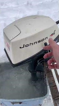 1971 Johnson 4HP Outboard - Running Great! My New Auction Find! #shorts