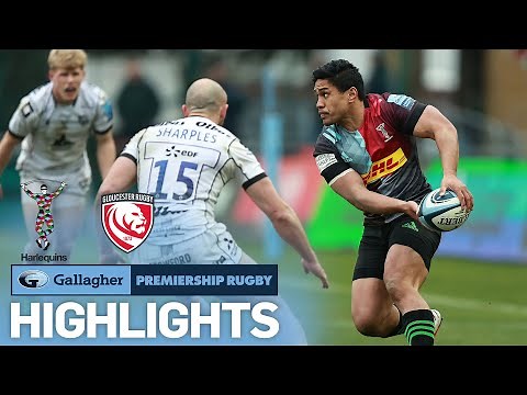 Harlequins v Gloucester - HIGHLIGHTS | Nine Tries Scored in Rout | Gallagher Premiership 2020/21