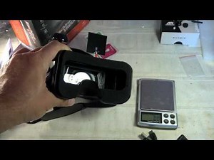 Eachine VR006 3 " FPV goggles mask unboxing analysis and testing (Courtesy Banggood)
