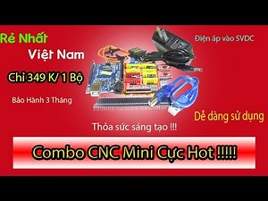 Hướng dẫn tải code, nạp code cho CNC mini