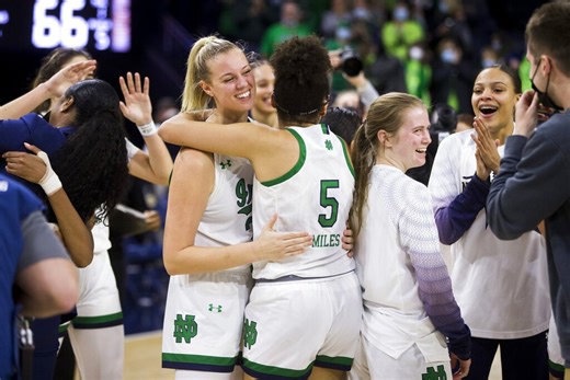 HIGH FIVE: Notre Dame women enter 2022 NCAA tourney as 5th-seed