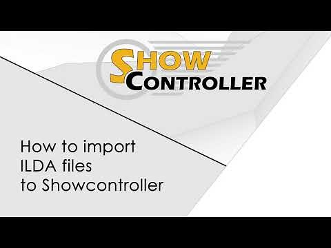 Showcontroller - import ILDA files and ILDA animations