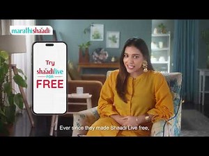 Meet your favorite matches online for FREE with Shaadi Live, only on MarathiShaadi.com!