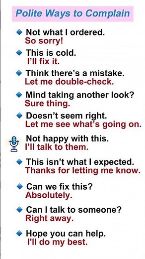 10 Polite Ways to Complain in English