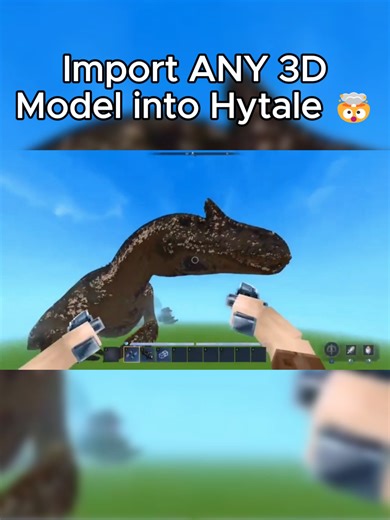 Import any 3D Model into Hytale! Model by Efner / Flolfless on X! #Hytale