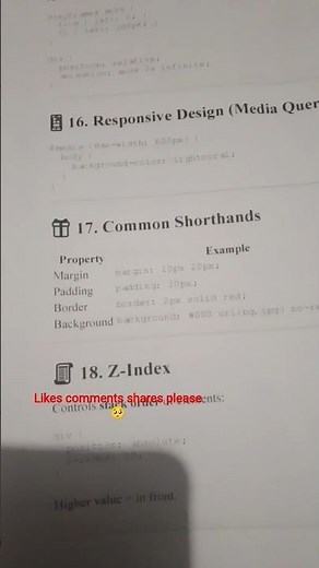 Apana college HTML or CSS Notes 🎶🎶🎶 #html #css