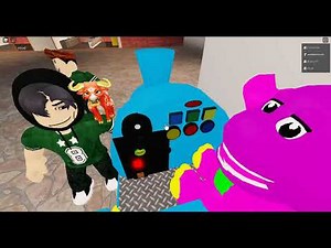 Barney Train kiddie ride ROBLOX