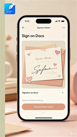 Sign PDFs easily: Add your signature using your smartphone
