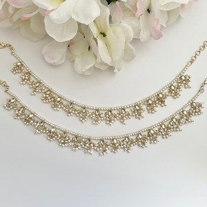 Gold Kundan Moti Pearl Anklet Payal Temple Anklet Payal Jhanjran Panjeb Boho Anklet Indian Jewelry Ethnic Jewelry Wedding Bridal Desi Anklet - Etsy