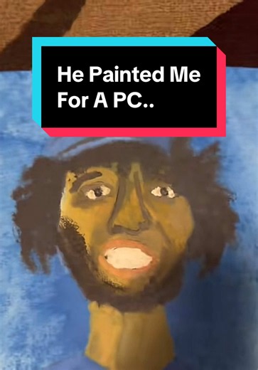 He has been painting me everyday in exchange for a PC.. #carterpcs #tech @Painting CarterPCs Everyday🎨