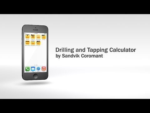Sandvik Coromant Drilling & Tapping Calculator