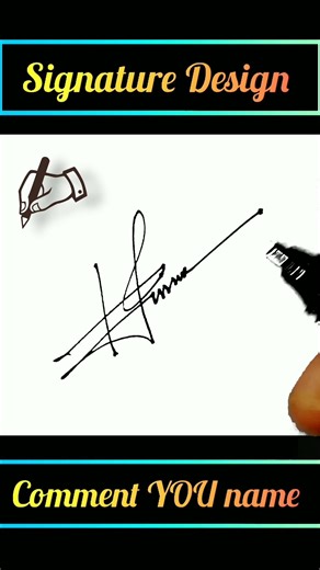 “Your Signature Defines You.”#short #shortvideo #art #usa #europe #golobal #world #calligraphy #uk