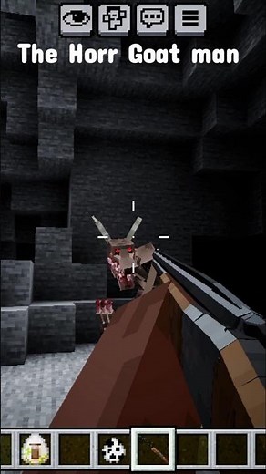Minecraft the goatman sounds #horror #sound #moments 🔊