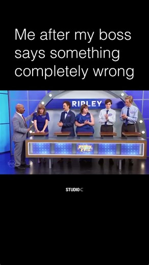 when my boss says something completely wrong