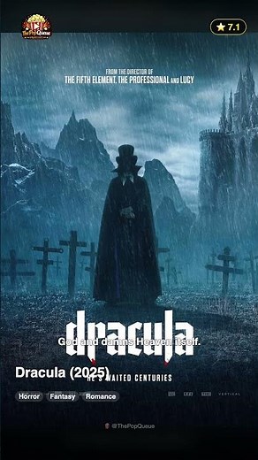 Dracula (2025) — ThePopQueue #Shorts