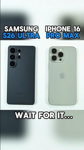 💥SAMSUNG S26 ULTRA VS IPHONE 16 PRO MAX SPEED TEST!!
