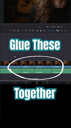 Glue Clips Together into a Single Clip - DaVinci Resolve
