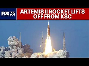 Artemis II rocket lifts off from Kennedy Space Center