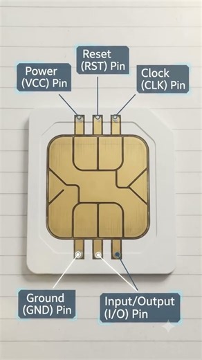 Ever wondered what’s actually happening inside a SIM card? 🔍• 💡#EngineeringReels #Telecom #Tech101