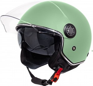 VINZ Pavia Scooter Helm met Zonnevizier / Jethelm / Brommer Helm / Motorhelm /... | bol