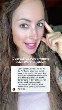 Depression oder Wechseljahre?