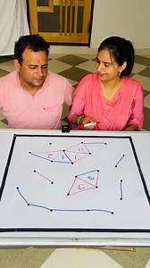 6.6M views · 12K reactions | Play The Diy Triangle Game With Us✍️( see the end )#dhakadpranks | Dhakad pranks | Facebook