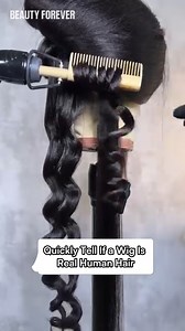 Quick Tip to Tell if a Wig is Human Hair: If curls can be styled and hold their shape → Human Hair If curls can’t hold or won’t form → Synthetic Wig 🔗𝐇𝐔𝐌𝐀𝐍 𝐇𝐀𝐈𝐑 𝐖𝐈𝐆𝐒>>> https://st.beautyforever.com/az4Qhd #BeautyForeverHair #NaturalLook #WigInspo #EverydayWig #SoftWaves . . . *R-hrchan,*E-uang,*2026011507 | Beauty Forever Hair
