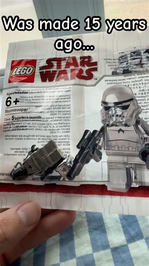 opening a rare chrome stormtrooper polybag! #lego #legostarwars #starwars #vintage #fyp