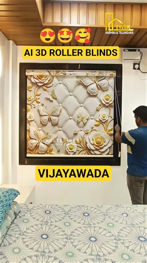 Beautiful Roller Blinds In Vijayawada ☎️ 9059459025 #atrixinteriors #rollerblinds #blinds #curtains