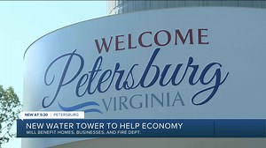 New $9 million water tower to support Petersburg's growth and infrastructure