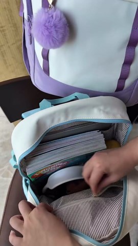 LOVEVOOK School Backpack for Teen Girl, Cute Student Bookbag Fits 15.6 Inch Laptop, Back to School Backpack Purse for Teenagers, Casual Daypack Kid Back Pack Travel Bag, Gift