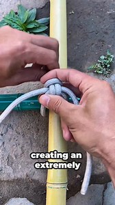 Knot Tying: Strong Square Lashing for Crossing Poles #knots #fblifestyle | Reels ideas