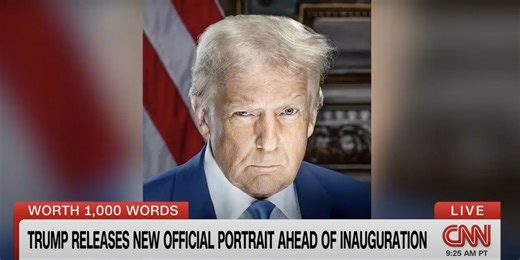 'Kind of looks familiar': Trump's new presidential portrait spurs theories from CNN panel