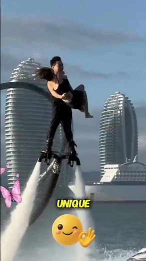 🌅 Flyboard Tricks at Sunset in California! So Satisfying 💦