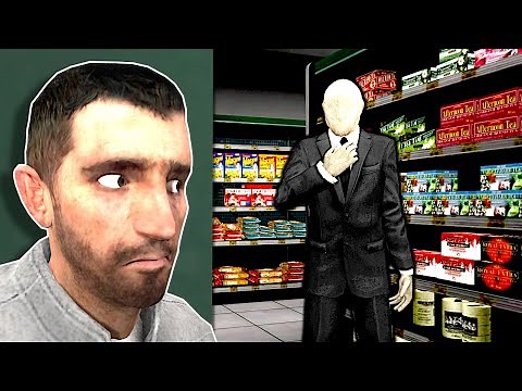 SLENDER MAN IS STALKING ME AT WORK! - Garry's Mod Gameplay