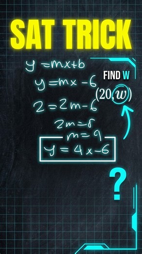 Only 5% of students get this SAT question right 🛑 #satmath #studyhacks