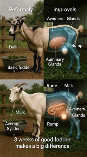 What happens if a goat eat fodder for three Weeks? #Goatmilk #goatFodder