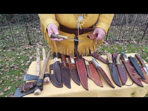 Mountain Man Bushcraft..... Ultimate Cutting Edge; My knife collection.