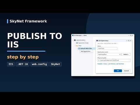 SkyNet - Publishing Application on IIS