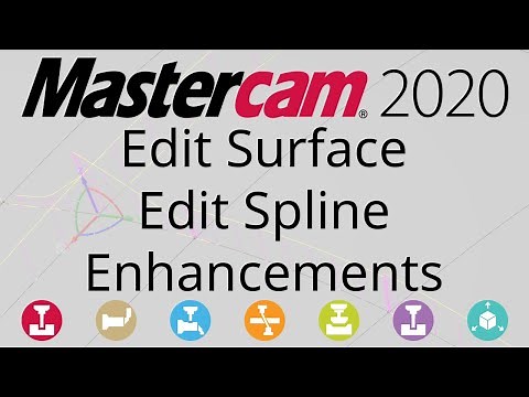 What's New in Mastercam 2020: Edit Surface and Edit Spline