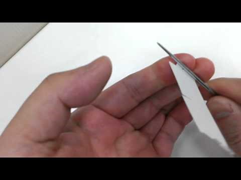 千枚通し の使い方一例