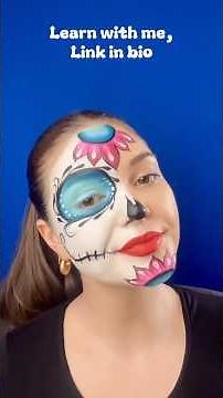 Sugar skull face paint tutorial