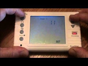 Setting the Time & Date on the SunStat & SunStatRF