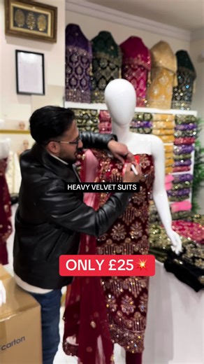 Sunday Special Sale on Heavy Velvet Suits