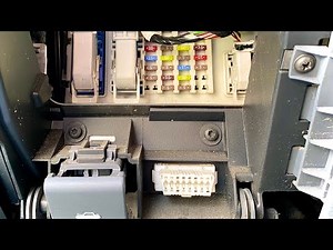 Ford Ranger MK3 cabin fuses, OBD2 port, BCM location